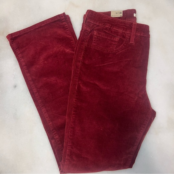 Levi’s 725 High Rise Cord Bootleg Corduroy Pant Red Cords - Picture 6 of 10